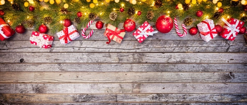 дерево, ель, гирлянда, праздник, серые, коричневые, зеленые