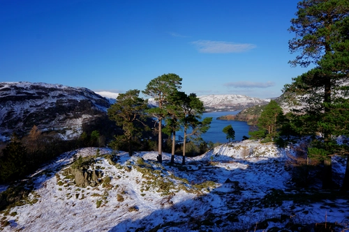 горы, англия, природа, белые, серые, зеленые