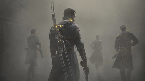 игры, люди, фантастика, туман, серые