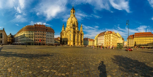 площадь, город, религия, церковь, желтые, серые