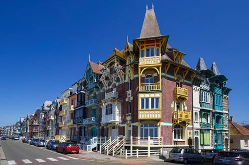 улица, город, франция, дом, серые, синие