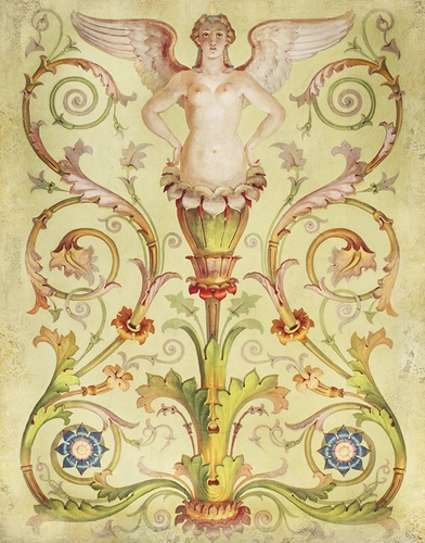 узор, орнамент, вензеля, бежевые, желтые