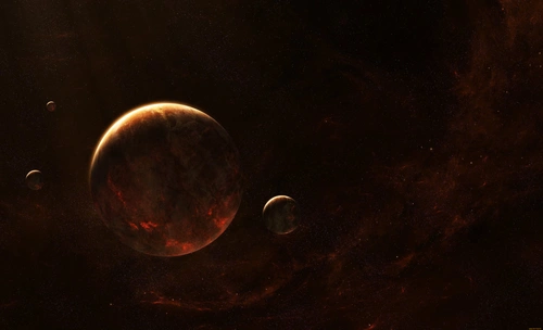 космос, вселенная, планеты, звёзды, коричневые