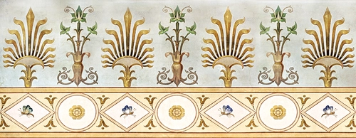 узор, орнамент, вензеля, бежевые, желтые