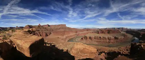 каньон, скалы, камни, коричневые, природа, голубые