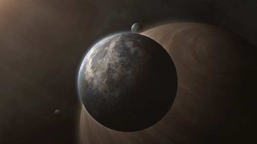 планета, космос, коричневые, темные, черные