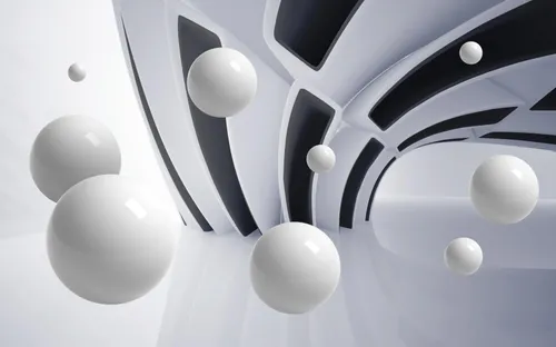 3d, 3д, шар, шары, белый, серый, черный