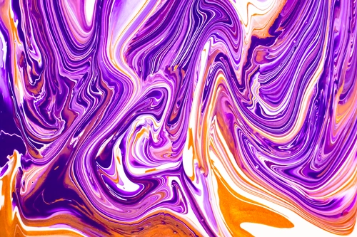 оранжевые, фиолетовые, белые, абстракция, текстура