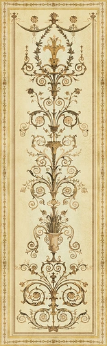 узор, орнамент, вензеля, бежевые, желтые