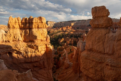 скалы, свет, природа, желтые, коричневые, каньон