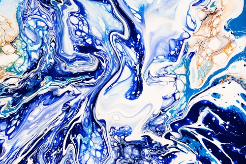 синие, белые, голубые, абстракция, текстура