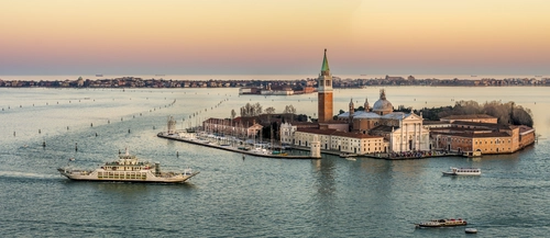 остров, город, италия, серые, коричневые