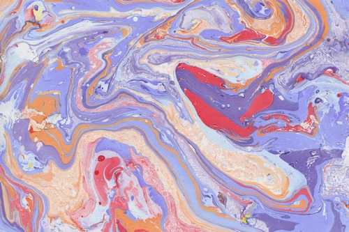 красные, оранжевые, голубые, фиолетовые, абстракция, текстура