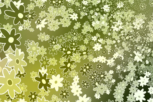 детские, цветы, фон, зеленый, зеленые, салатовый, салатовые