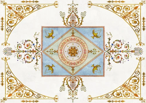 узор, орнамент, вензеля, бежевые