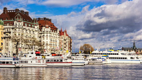 здание, архитектура, бежевые, коричневые, синие