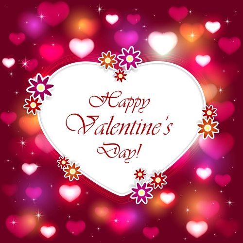 вектор, сердце, арт, красные, розовые, белые