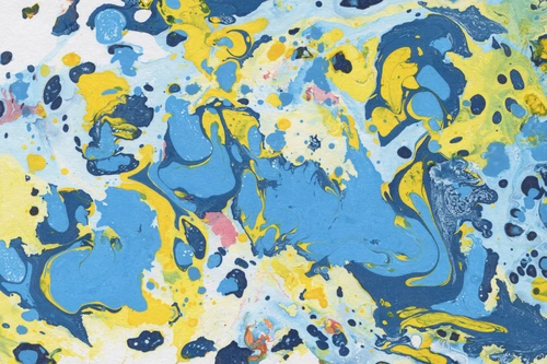 желтые, голубые, белые, абстракция, текстура