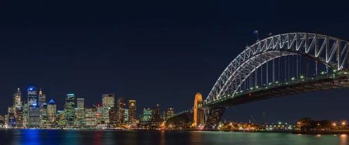 мост, нью йорк, река, ночь, темные, черные